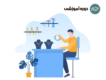 کار با خاک رس، فلز و نقره در جواهرسازی